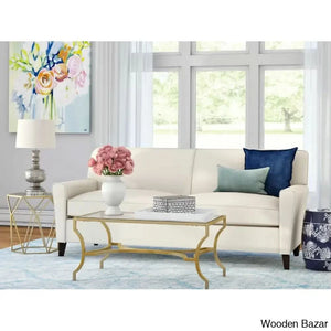 Naidan Glass Top Coffee And Center Table
