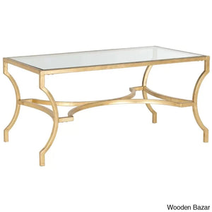 Naidan Glass Top Coffee And Center Table
