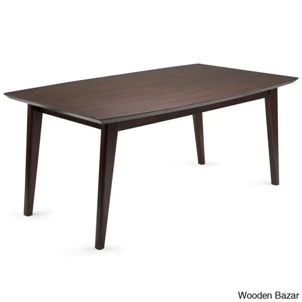 Nat Modern 6 Seater Dining Table Set