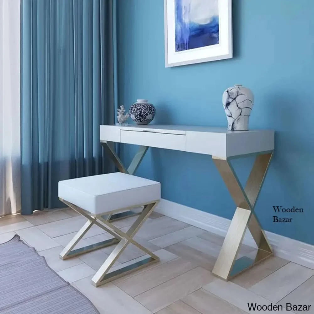 Norrahi Vanity Dressing Table With Stool