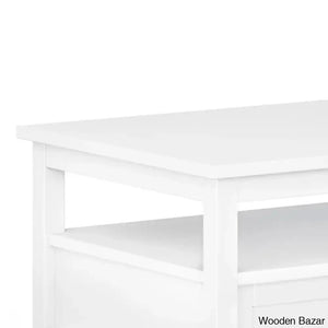 Nortonville Teak Wood Coffee And Center Table