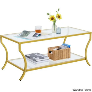 Norywalk Glass Top Coffee And Center Table