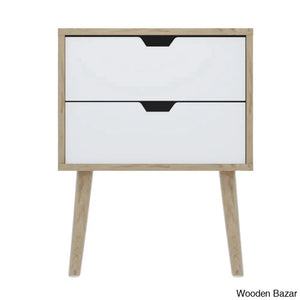 Bedside Table - Wooden Bazar