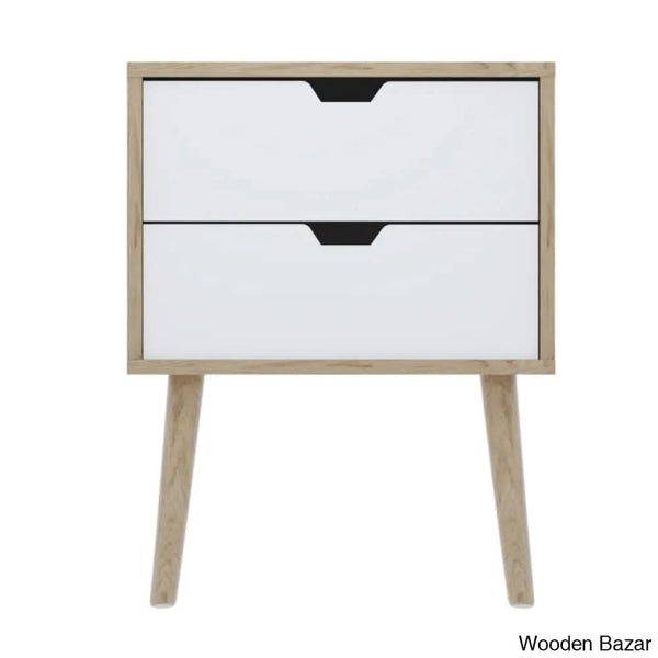 Bedside Table - Wooden Bazar