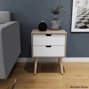 Bedside Table - Wooden Bazar