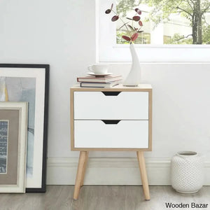 Bedside Table - Wooden Bazar
