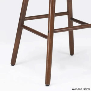 Olive Swivel Solid Wood Counter And Bar Stool (Set Of 2)