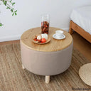 Opu Solid Wood Coffee And Center Table Beige
