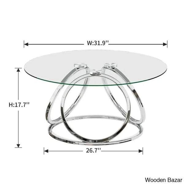 Paloalton Glass Top Coffee And Center Table