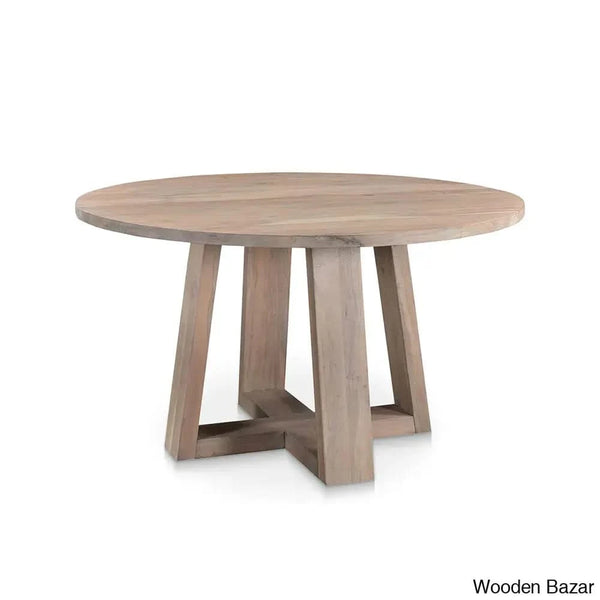 Pascoe Wooden Teak Wood Dining Table For Modern Homes