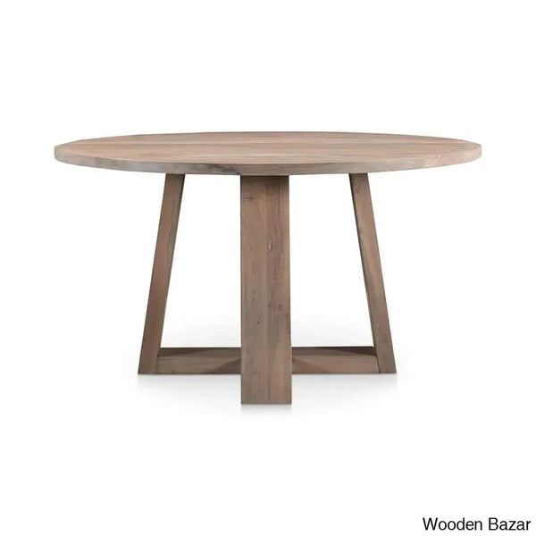 Pascoe Wooden Teak Wood Dining Table For Modern Homes