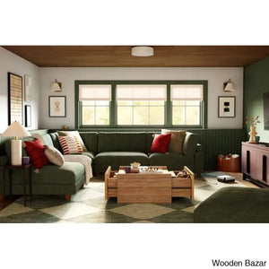 Patton Coffee Table And Center Table - Wooden Bazar