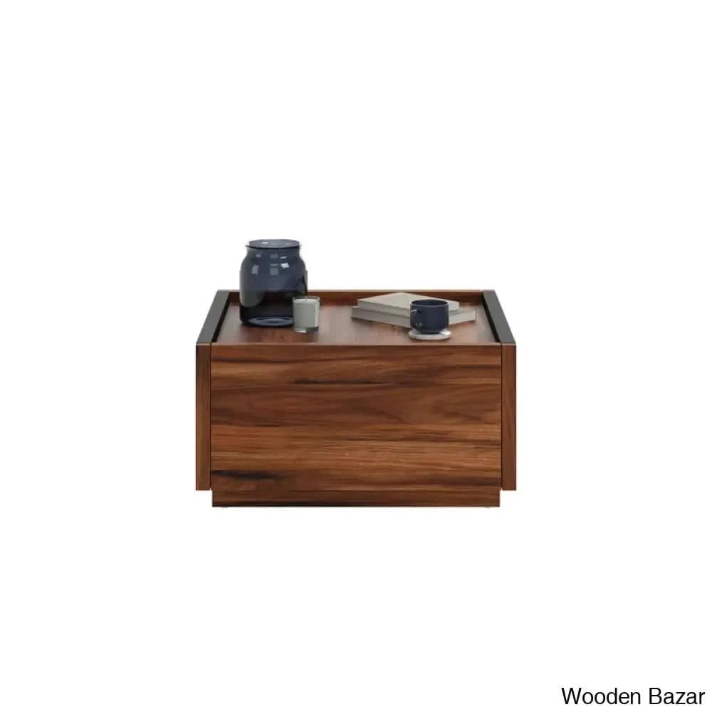 Patton Coffee Table And Center Table - Wooden Bazar Blaze Acacia