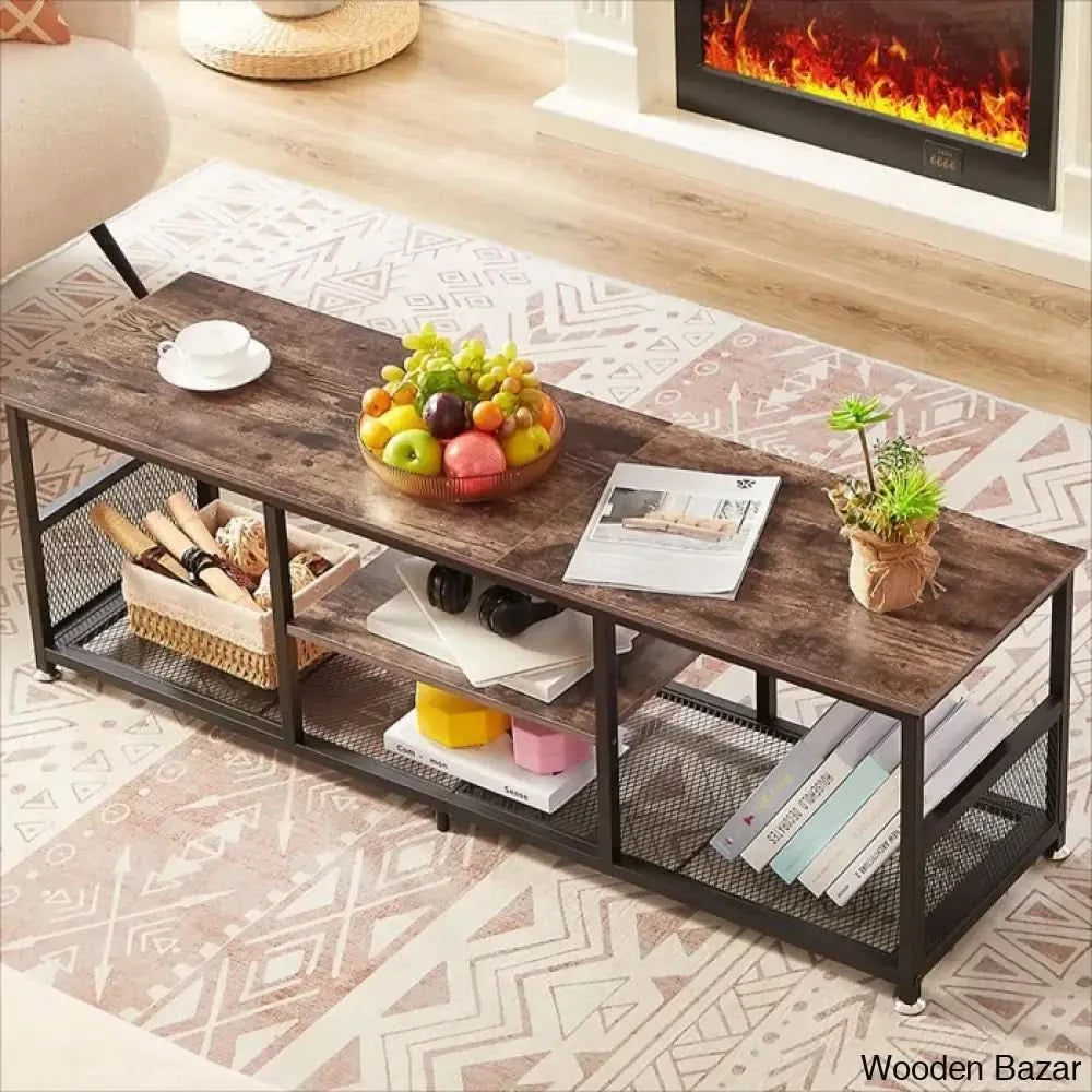Pettitty Coffee And Center Table With Storage