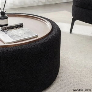 Pietschy Round Coffee And Center Table With Storage