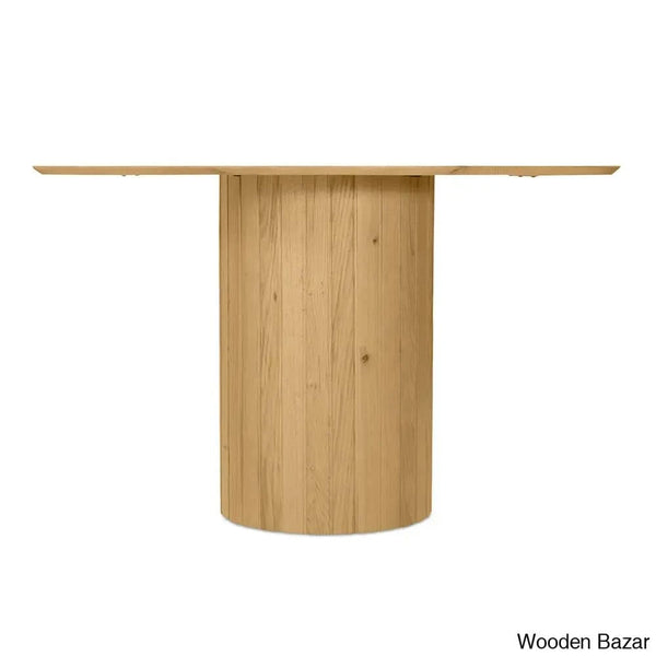 Povera Round Dining Table: Elegantly Crafted For Modern Sophistication