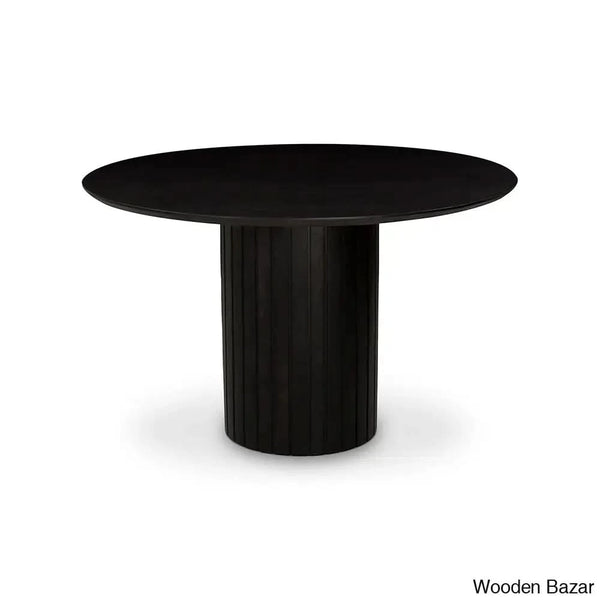 Povera Round Dining Table: Elegantly Crafted For Modern Sophistication
