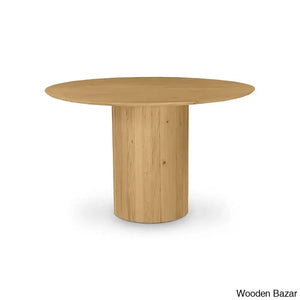 Povera Round Dining Table: Elegantly Crafted For Modern Sophistication