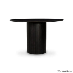Povera Round Dining Table: Elegantly Crafted For Modern Sophistication