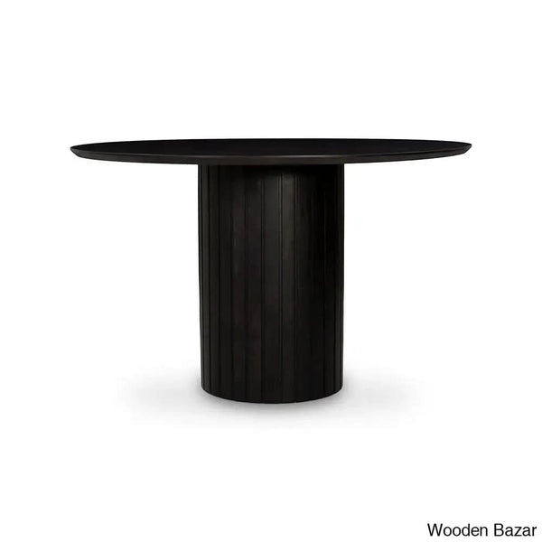Povera Round Dining Table: Elegantly Crafted For Modern Sophistication