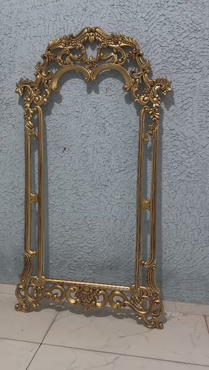 Wooden Bazar Arch Mirror carving mirror frame wood