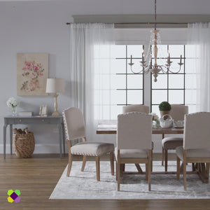 Wyn Solid Wood Weave Dining Chair (Set of 2) - Wooden Bazar