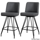 Princetone Swivel 26’’ Counter And Bar Stool (Set Of 2) Gray