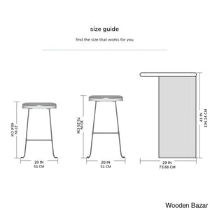 Racettem Swivel Counter And Bar Stool With Metal Frame (Set Of 2)