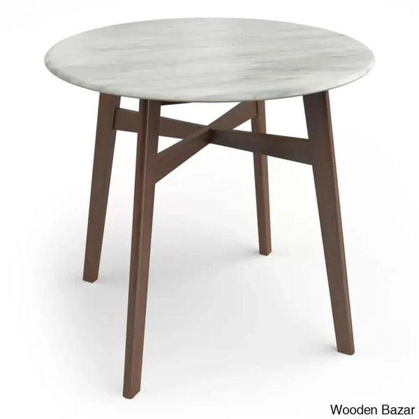 Rad Wooden 2 Seater Solid Wood Top Dining Set