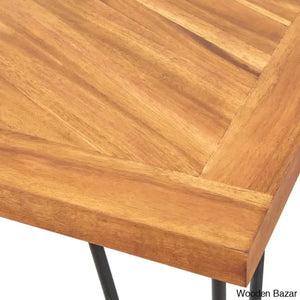Reeve Rattan Cane 4 Seater Dining Table Set - Wooden Bazar