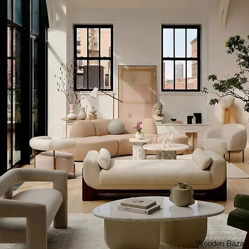 Riley Elegance Redefined Daybed Sofa In Modern Luxury With Timeless Comfort Ivory