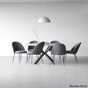 Rommany Pedestal Dining Table Set For Luxe Living 6 Seater