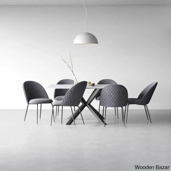 Rommany Pedestal Dining Table Set For Luxe Living 6 Seater