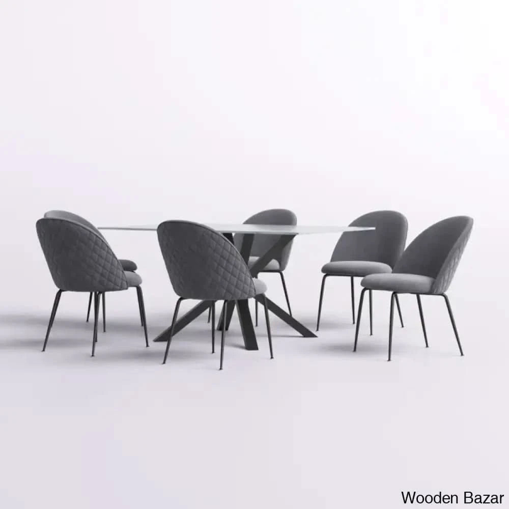 Rommany Pedestal Dining Table Set For Luxe Living 6 Seater