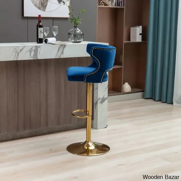 Rosdorf Swivel Adjustable Height Counter And Bar Stool (Set Of 2)