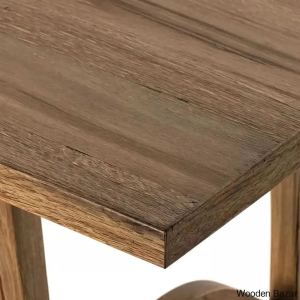 Rustic Elegance And Lasting Quality In Wooden Dining Table