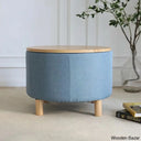 Saugeto Solid Wood Coffee And Center Table Blue