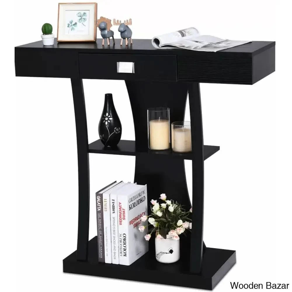Hardwood Side Table - Console Table