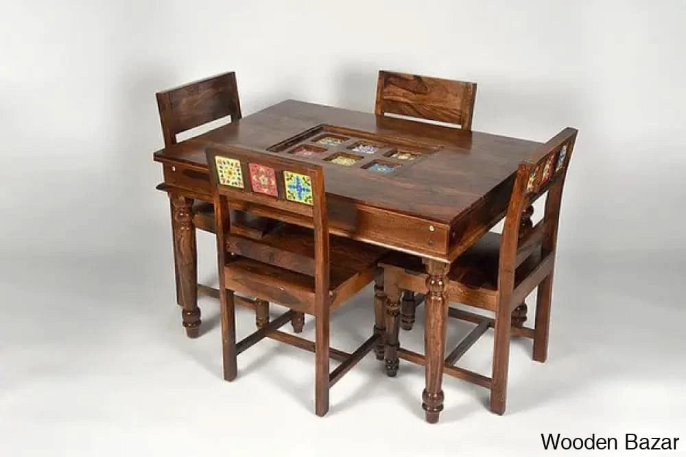 Sheesham Wood Dining Set