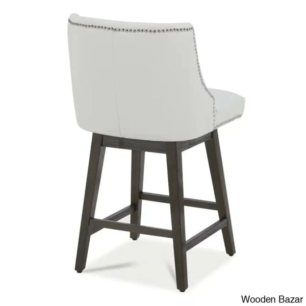 Shurmaz Swivel Upholstered 26’’ Counter And Bar Stool