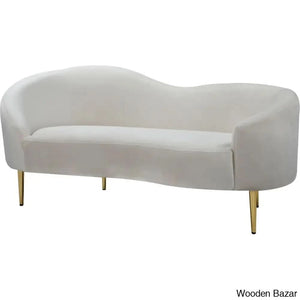 Velvet Arm 3 Seater sofa-6
