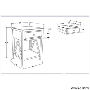 side table - Wooden Bazar