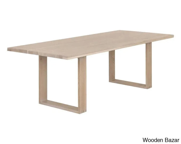 Solid Wood Dining Table With Ultimate Comfort - Wooden Bazar