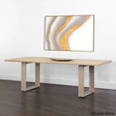 Solid Wood Dining Table With Ultimate Comfort - Wooden Bazar Oak