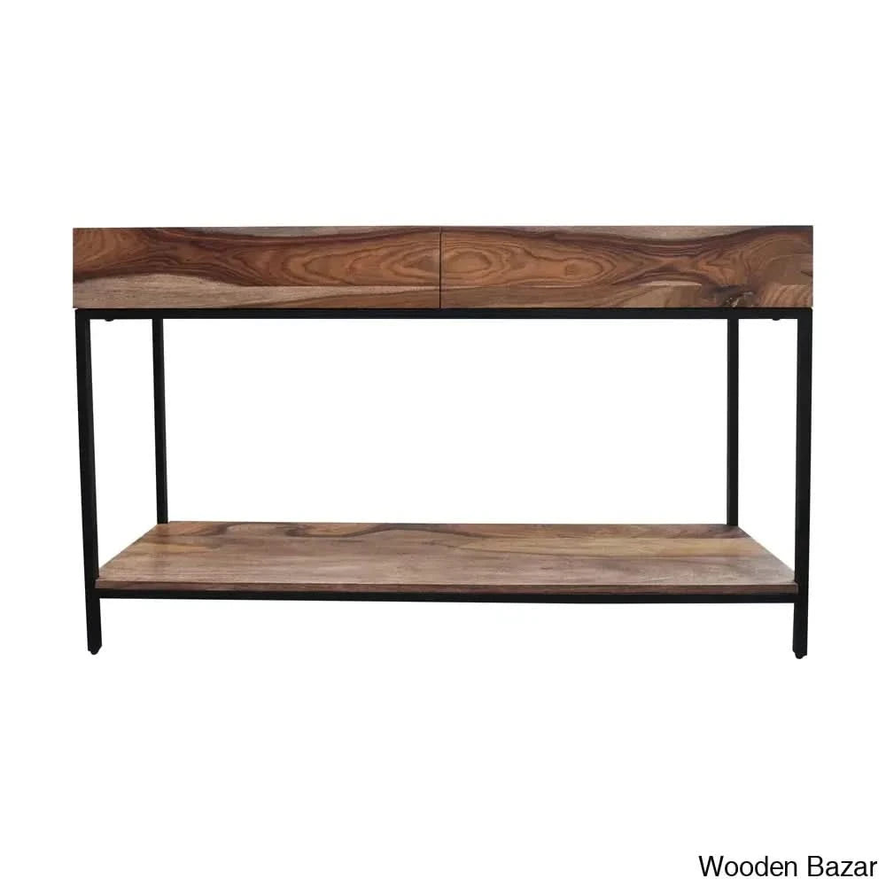 Wood Coffee Table End Tables - Console Table
