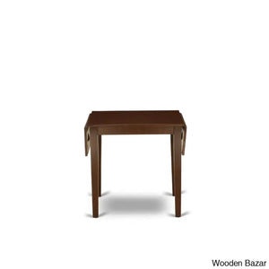St John 2 Seater Modern Extendable Solid Wood Dining Set