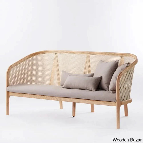Stella Innovative Rattan Solid Wood Cane Sofa With Perfect Fusion Of Modern Design