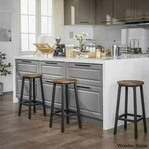 Stephengouldo Swivel 25.6’’ Counter And Bar Stool (Set Of 2)