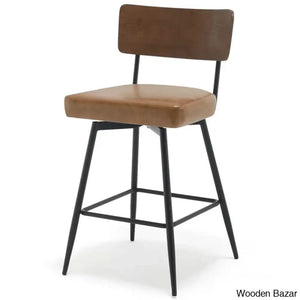 Storc Swivel Upholstered Counter & Bar Stool (Set Of 3)