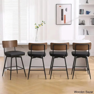 Storc Swivel Upholstered Counter & Bar Stool (Set Of 3)